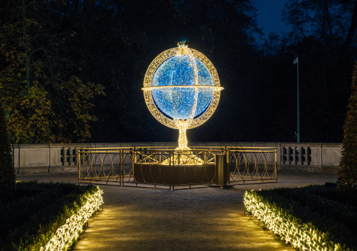 Instalacja Porusz Ziemię, Królewski Ogród Światła