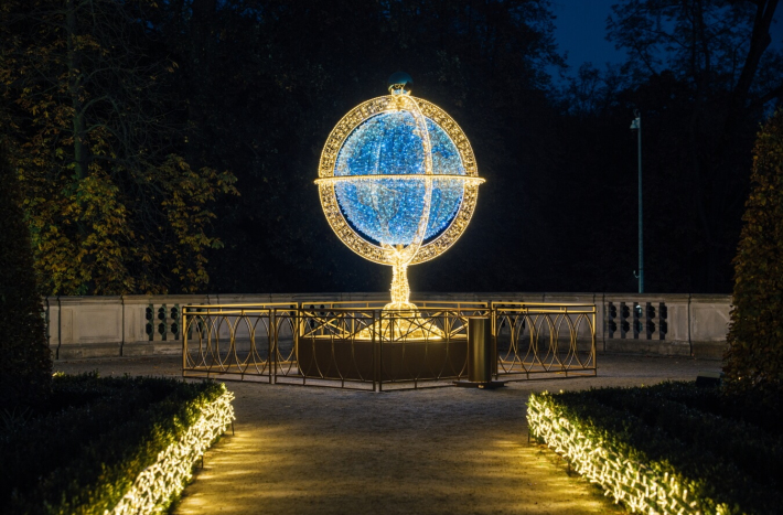 Instalacja Porusz Ziemię, Królewski Ogród Światła
